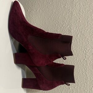 Steve Madden Deep Burgundy Heeled Boots